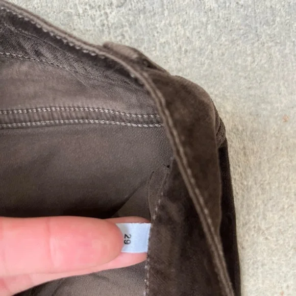 CLOSED WOMEN’s Brown Velvet Pants 29 - Picture 6 of 9